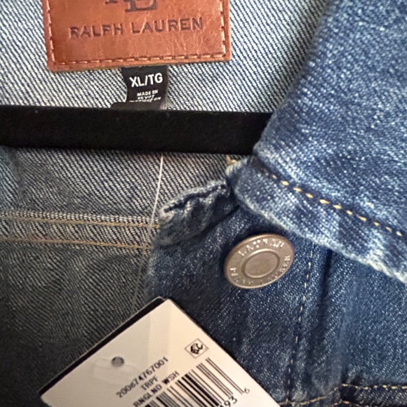 Ralph Lauren Denim Jean Jacket NWT - Picture 3 of 5